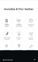 Auriculares Inalámbricos Bluetooth K70 Para Deporte Al Aire Libre Con Bin De Carga Pantalla Táctil Control De Música Y Volumen - details 1