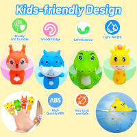 10PCS Teatrillos De Goma Suave Para Niños Juguetes Educativos De Peluche Animal Para Juegos De Rol Y Cuentos Regalo Para Niñas - details 3