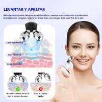 Máquina De Levantamiento Facial EMS Roller Adelgazante Para El Rostro Masajeador De Corriente Micro Currents Rejuvenecedor Para El Cuello Y La Doble Barba Dispositivo De Cuidado De La Piel - details 9