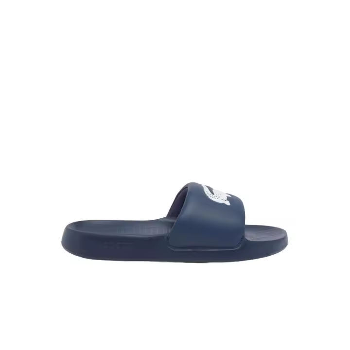 Chanclas Azul Lacoste Serve Slide 1.0 Con Pala Acolchada - 1