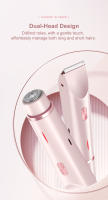 Epilador Eléctrico Para Mujeres 2 En 1 Doble Cabeza Painless Trimmer De Bikini Uso Seco Y Húmedo Cabeza Desmontable Afeitadora Eléctrica Para Pelos Pubicos - details 11