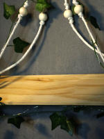 Estante Flotante De Madera Con Decoración De Hoja LED Para Decoración Del Habitáculo Estilo Bohemio Estante De Pared Para Sala De Estar - details 60