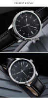 Reloj De Pulsera Deportivo Para Hombre YAZOLE Moda Casual Cuero Movimiento De Cuarzo Reloj De Negocios Hombre Reloj Masculino - details 5