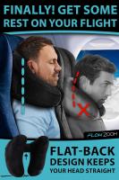 Almohada inflable de viaje-Almohada con capucha para el cuello de Avion-Almohada DE VIAJE PARA EL cuello-Almohada de coche - details 0