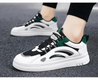 Zapatos De Hombre Primavera Verano Algodón Transpirable Casual Plataforma Bajo Blanco Moda 2024 Zapatillas De Cuero Artificial Talla Verdadera - details 14