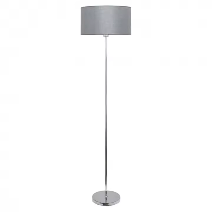 Lámpara de Pie FABRILAMP Serie Axel Plata 1xe27 40d - 1
