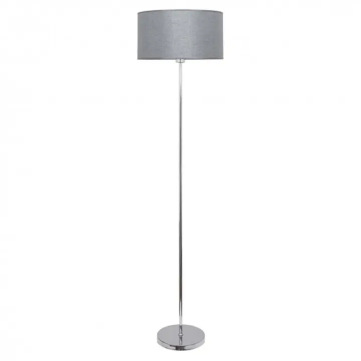 Lámpara de Pie FABRILAMP Serie Axel Plata 1xe27 40d - 1