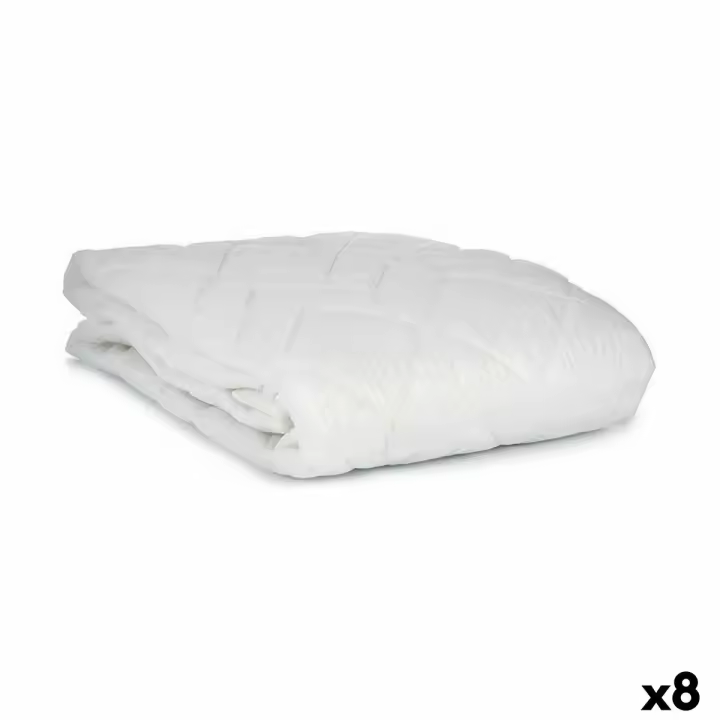 Protector de colchón Blanco 90 x 190 cm (8 Unidades) - 1