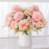 Peonía Artificial De 30cm En Silicio Para Vaso Flores Silvestres Para Novia Decoración De Navidad Para Sala De Estar Y Hogar - details 7
