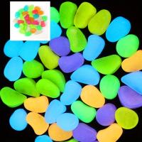 80pcs Piedras Luminosas De 1.77 Pulgadas Para Decoración De Interiores Y Exteriores Jardines Acuarios Macetas Senderos Y Alegrías - details 3