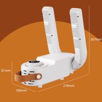 Secador De Zapatos Eléctrico Multifuncional Con Temperatura Constante De 48° Desodoriza Y Seca Rápido Timer Para Cuidado De Zapatos - details 7