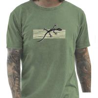 Camiseta hombre Sargantana 85013424 verde - Estampado de lagartija - details 0