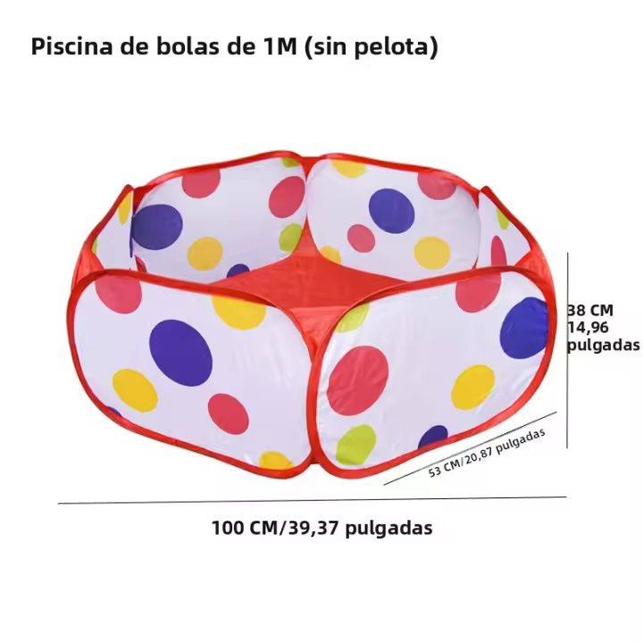 Piscina De Bolas De Oceano Para Niños 1m Carpa Plegable Para Mascotas Sin Bolas Adecuada Para Edad 0-3 Años Origien China Continental - 1