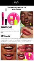 NYX Professional Makeup | Pack de Máscara de pestañas On The Rise+ Fat Oil Lip Drip Aceite Labial tono supermodel - details 0