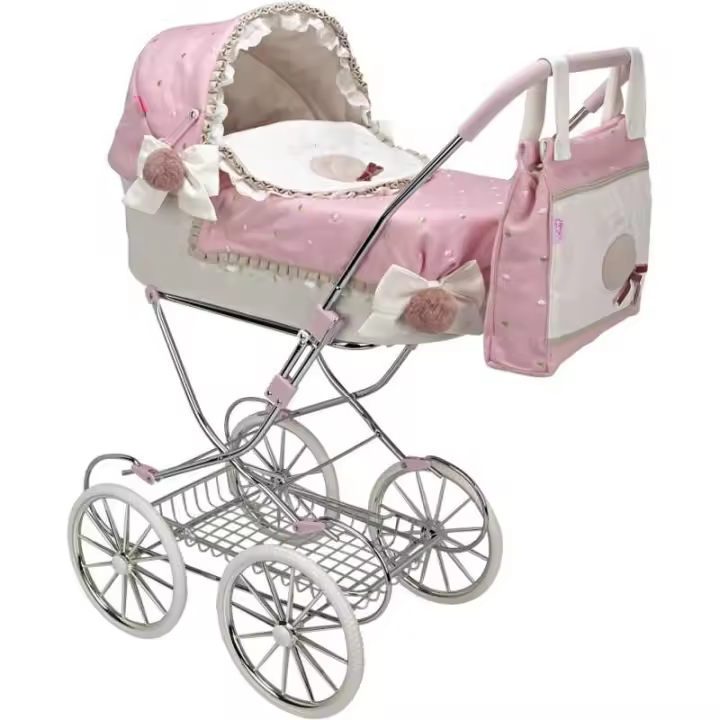 Carrito Muñecas Cuco Capota Reborn Paris plegable Arias - 1