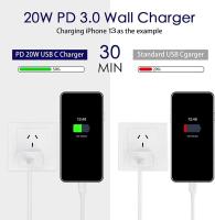 Cargador rápido USB-C de 20 W con cable Type-C a Lightning, 20W Adaptador USB C, PD 3.0, Adaptador de Corriente para iPhone 14 13 12 SE, AirPods iPad, Samsung Galaxy,Cargador de Corriente Enchufe Cargador Rápido - details 0