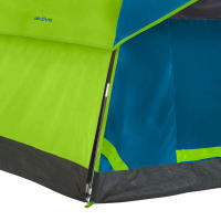 Aktive - Tienda de campaña tipo iglú 4 personas, una habitación, medidas 240x210x130cm, doble techo antilluvia, puerta doble con cremallera y mosquitera superior, carpa camping - details 4