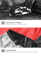 Cubierta Impermeable Para Motocicleta HEROBIKER Tamaño M-4XL Protección UV Y Antipolvo Para Todas Las Estaciones Adecuada Para Scooters Y Motocross Al Aire Libre Y Interior - details 12