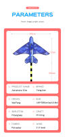YongJian Kite Con Mango Y Línea Para Niños Deporte Al Aire Libre Divertido Para Edades 8-12 Diseño De Dibujos Animados Material Polyester - details 9