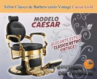 Sillón Clásico de Barbero hidráulico estilo Retro Vintage con reposapies integrado Modelo LBH Caesar Mercury - details 0