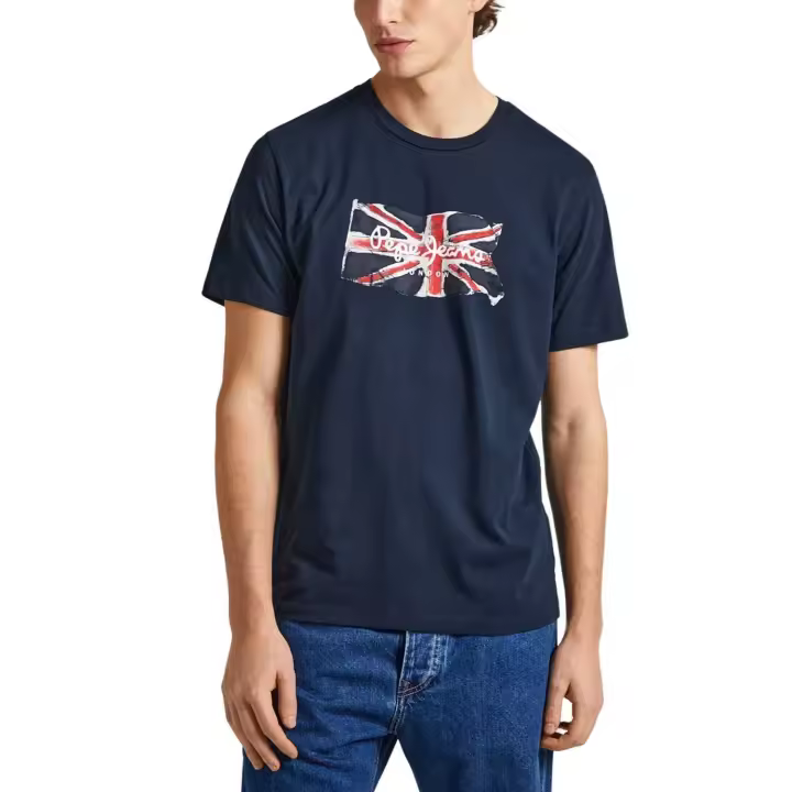 Camiseta Pepe Jeans Clag Marino para Hombre - 1