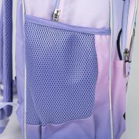 Mochila Stitch Grande Junior, Dos Compartimentos, Bolsillo Lateral, Adaptable a Carro, Asa Acolchada, Licencia Oficial 100%, Color Mix, 42 x 32 x 15 cm, Cerdá - Kiglam - details 3