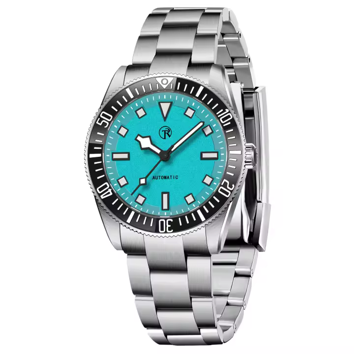 Reloj Mecánico Para Hombre Rollstimi 2024 Lujo Con Movimiento NH35 Resistentes Al Agua 100M Bisel Luminoso Acero Inoxidable Dial De Cristal De Zafiro - 1