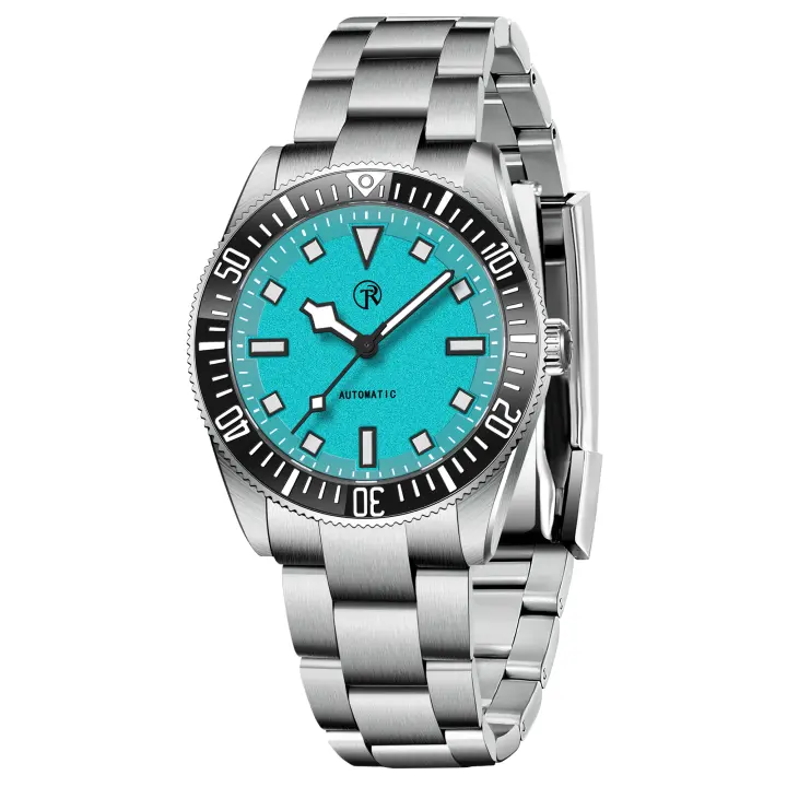 Reloj Mecánico Para Hombre Rollstimi 2024 Lujo Con Movimiento NH35 Resistentes Al Agua 100M Bisel Luminoso Acero Inoxidable Dial De Cristal De Zafiro - 1