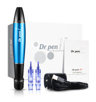 Derma Pen Dr. Pen A1 Botón Con 5 Niveles De Ajuste Electrónico Micro Pincel Para Eliminación De Marcas De Acné Arrugas Y Estiramiento Del Piel - details 12