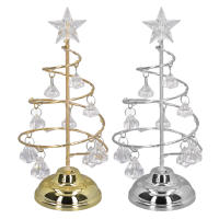 Lámpara De Árbol De Navidad Decorativa LED Luces Nocturnas Pequeñas De Cristal Adorno Decorativo Para Regalo Año Nuevo - details 7