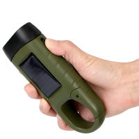 Linterna LED De Sobrevivencia Recargable Para Pesca Navegación Senderismo Con Solar Panel Y Generador De Manivela Emergencia - details 14