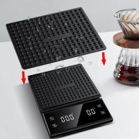 Báscula De Café Precisión Alta 3kg/0.1g Con Pantalla LCD Retroiluminada Y Timer Accesorios De Cocina Digital ABS+Silicona - details 9