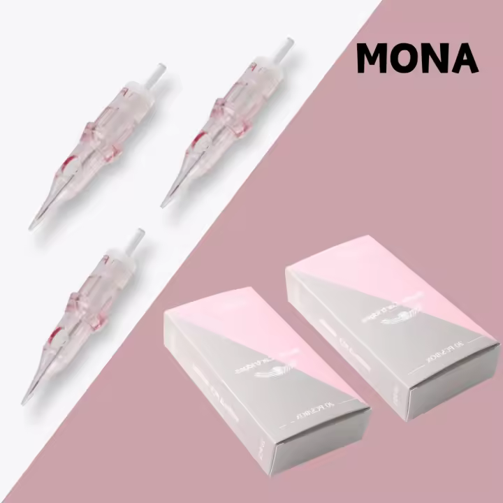 20PCS Tatuaje Desechable Cartridge De Maquillaje Semicontinuo Aguja De Tatuaje #10 0.3mm RS Redonda 1201RL 1003RL 5RL 7RL Suministros De Tatuaje - 1