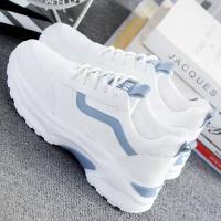 Zapatos Casuales Para Mujer Primavera/Otoño Comodidad Transpirabilidad Malla Zapatillas Planas Blancas Suela De Goma Talla Verdadera - details 2