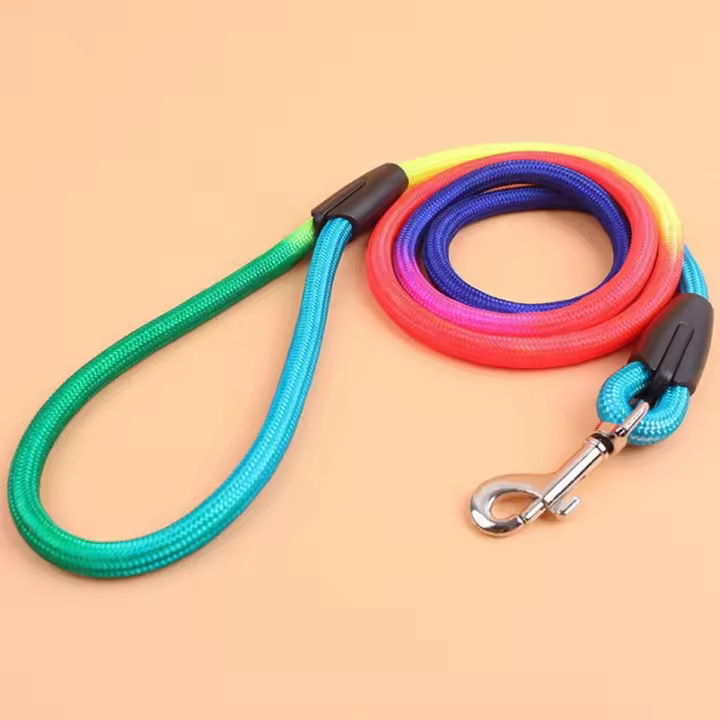 Correa Para Perro Teddy De Nylon Colorido Para Perritos Y Perros Medianos 1.2m Accesorios Para Pasear Al Perro Suministros Para Mascotas - 1