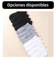 Calcetines De Barco Para Hombre 10/12/20/40 Pares Absorción De Sudor Deportiva Suave No Piloso De Media Caña Color Sólido Para Otoño Y Verano - details 5
