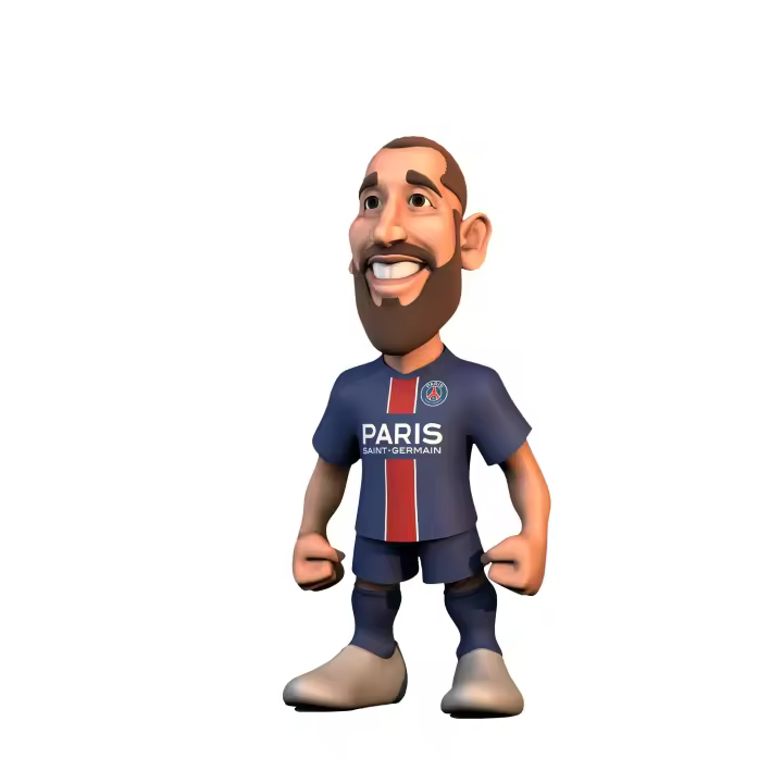 MINIX COLLECTIBLE FIGURINES Figura 7 Cms Sergio Ramos De PSG, 10189 - 1