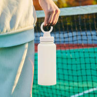 Tapa De Botella Aislada Doble Con Soporte Magnético Para Móvil Taza Termo Con Tapa Para Beber Para MagSafe Botella Deportiva De Gran Capacidad - details 2