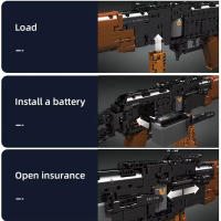 Juguetes De Construcción Para Niños AK-47 Múltiple Bloques De Plástico Compatible Con Lego Regalo Para Niños Y Adultos - details 7