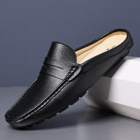 Zapatos Casuales De Verano Para Hombre YRZL Mocasines De Cuero Hechos a Mano Moda Driving Pantuflas De Conducción Slip on Loafers Para Exteriores - details 6
