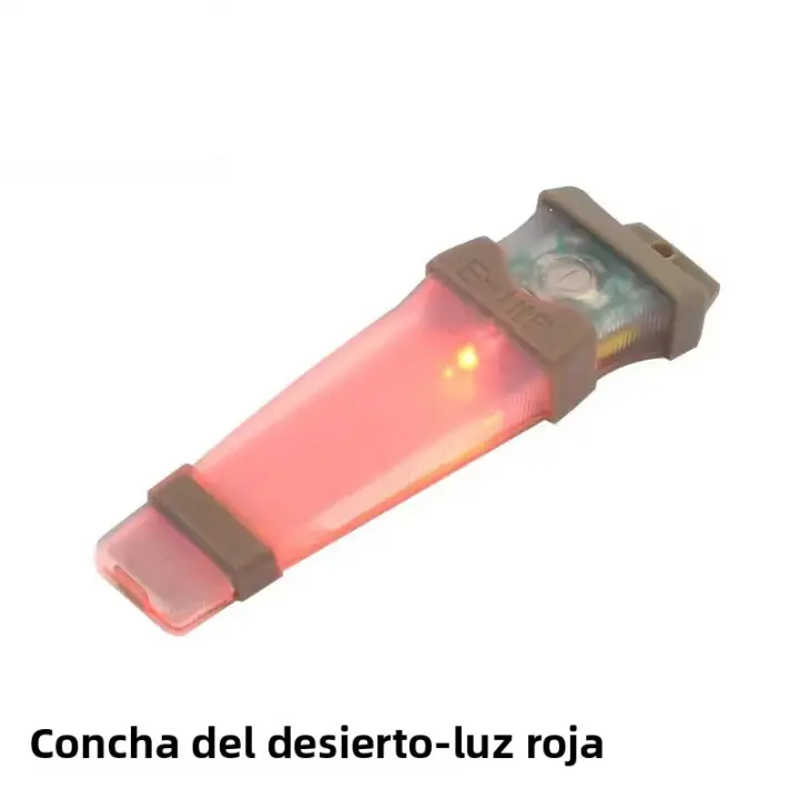 Lámpara Táctica Para Casco Intermitente Luz De Seguridad Impermeable Para Supervivencia Y Caza Equipamiento Exterior Color Negro/Desierto - 1