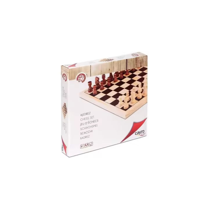 Juegos de mesa y habilidades Ajedrez de madera, juego de mesa - Cayro 633 CAY633 - 1