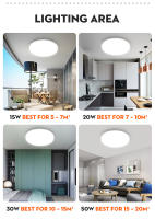 Lámpara De Techo Con Sensor De Movimiento LED 85-220V Para Casa Pasillo Escalera Veranda Dormitorio Sensor Radar Luz Nocturna Inteligente - details 7