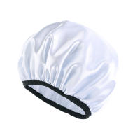 Gorro De Ducha Para Mujer Ajustable Y Reutilizable De Doble Capa Impermeable Interior De EVA Exterior Resistente Al Agua - details 5