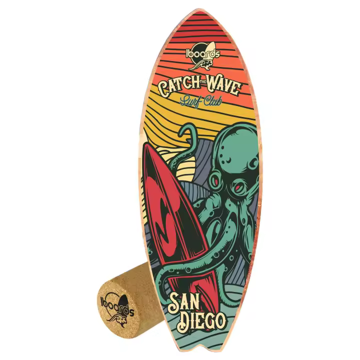 Balance Board IBOARDS Octopus – Tabla de equilibrio surf - 1