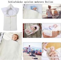 Manta envolvent para recibir nacidos, Saco de dormir de Invierno frío y multifuncional, Manta para cochecito de Bebe de 0 a 12 meses, para niños o Niños - details 0
