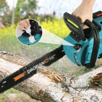3500W Motosierra eléctrica sin escobillas, herramienta de poda inalámbrica para carpintería, cortador de jardín de mano para batería Makita,16 pulgadas - details 2