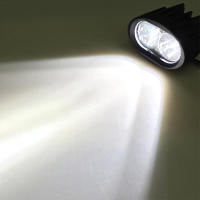 Luz De Neblina Para Motocicleta LED Amarilla Faro Auxiliar De E-bike Luz De Trabajo Spots Flood Blanco Para Bikes Rad Offroad - details 14