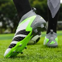 Zapatos De Fútbol Profesionales Para Hombre Original Sociedad TF/FG Para Entrenamiento En Campo De Turf Deporte Al Aire Libre Calzado De Fútbol Trendy Material Superior De Cuero Y Suela De Goma - details 8