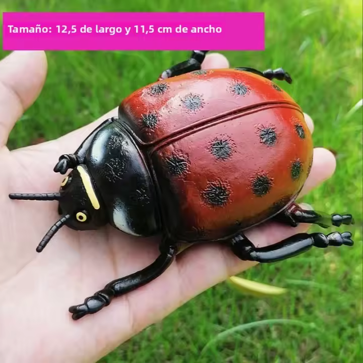 Juguete De Simulación De Pequeño Animal Insecto Antílope Grillos Araña Mariposa Modelo Estatua Para Jardín Y Hogar - 1